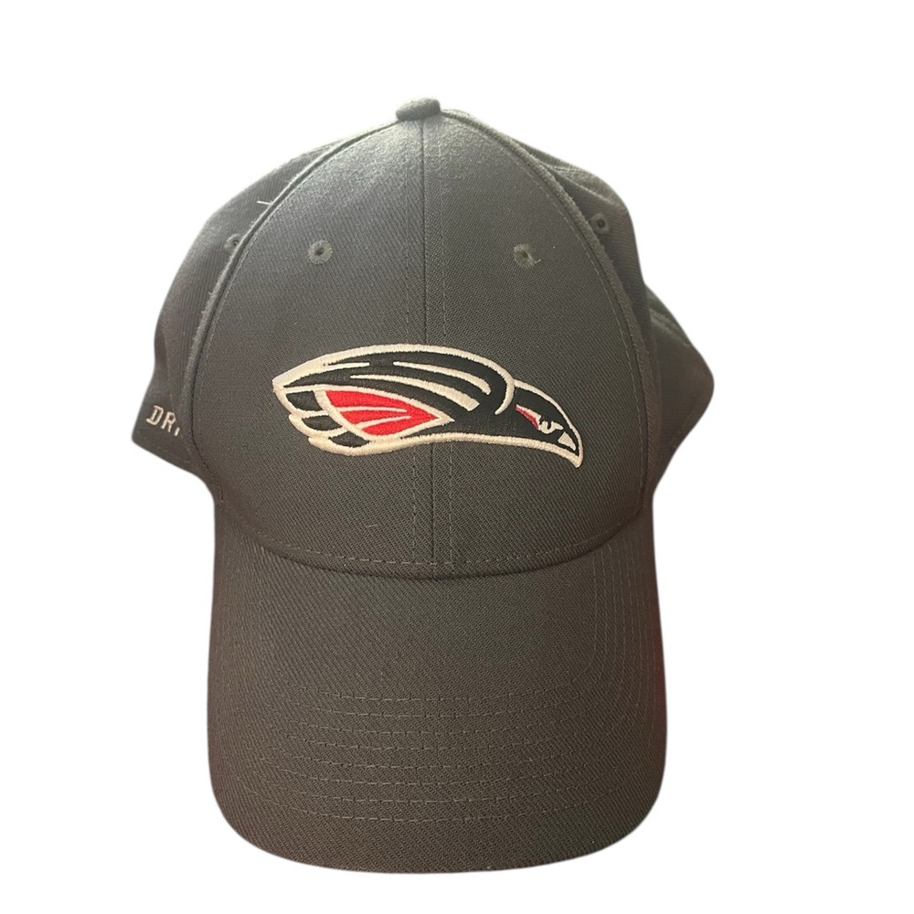 Nike Gray Raiders Baseball Cap with Red and White Logo EUC